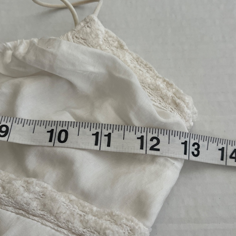 Princess Polly Babydoll Slip Maxi Dress 2 White Bias Cut Coquette Fairy Y2K Lace - Picture 4 of 12